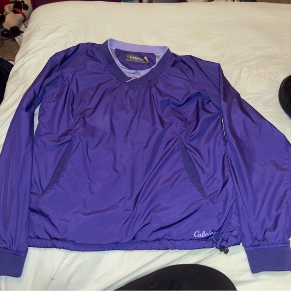 Cabela's Purple Windbreaker Jacket - Picture 1 of 7